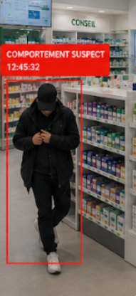 Comportement suspect détecté